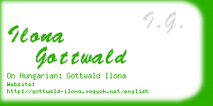 ilona gottwald business card